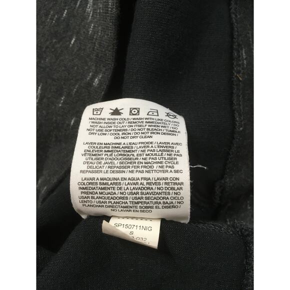 Nike Boys Small Heather Gray Full Zip Hoodie Turtle Neck Front Zipper Pocket - Picture 6 of 8